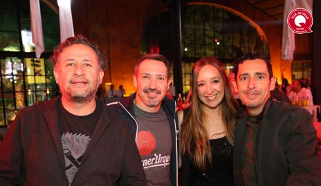  Manolo Márquez, Mario Noriega, Ana Silos y Juan Arrangois.