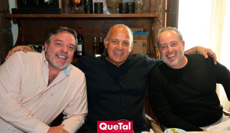  Héctor Morales, Omar Gutiérrez y Daniel Carreras.