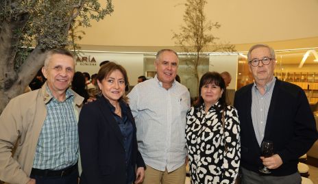  Luis Antonio Palau, Bibi Palau, Rodolfo Treviño, Tomi de Gómez e Ignacio Gómez.