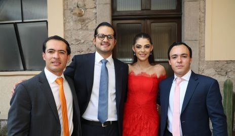  Eduardo González, Rafael Sánchez, Úrsula Werge y Diego González.