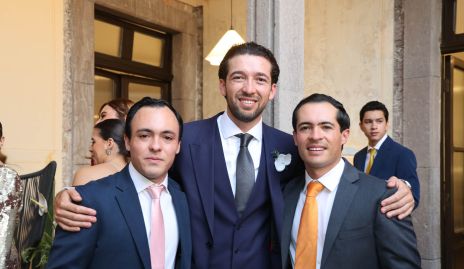  Diego González, Johan Werge y Eduardo González.