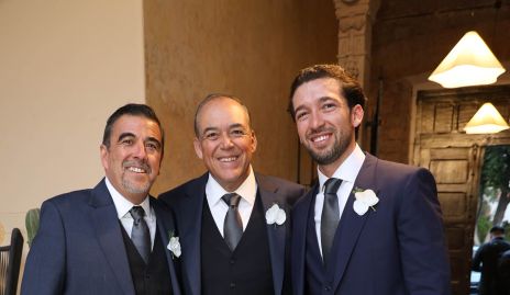  Gerardo Galván, Johan y Johan Werge.