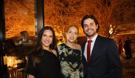  Carola García, Emilia García y Marcelo Navarro.