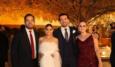  Ernesto Cervantes, Chío de la Vega, Johan Werge y Alejandra Martínez.