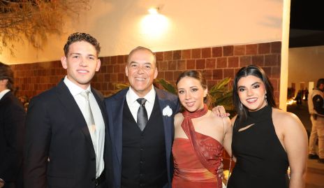  Mario González, Johan Werge, Carolina González y Carolina Faz.