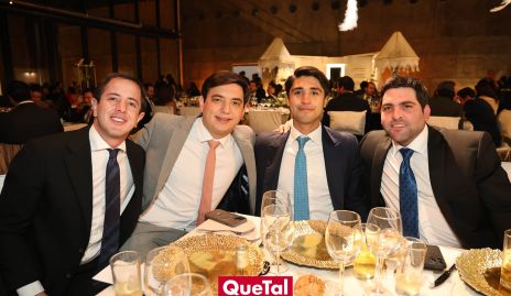  Santiago Aguillón, José Arturo Liceaga, Andrés Tobías y Antonio Esper.