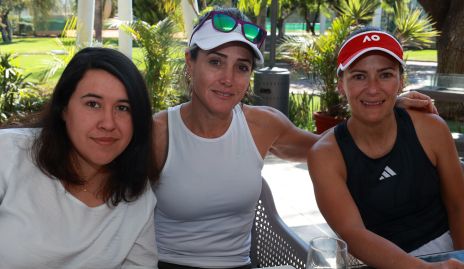  María José Martínez, Merche del Blanco y Daniela Coulon.
