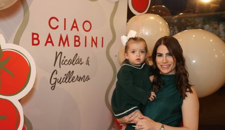  Fer Loza con su hija Luciana.