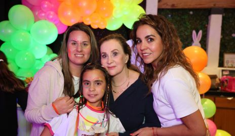  Isa López, María Pía Almazán, Mari Carmen López y Fernanda Castillo.
