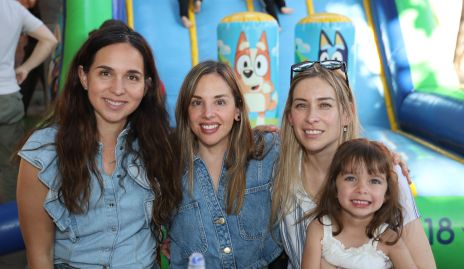  María Leal, Gaby Rosillo, Gaby Alvarado y Emilia Zamanillo.