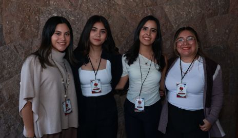  María Fernanda Gamboa, Nicté Ortega, Alexia Aguilar y Sara Rodríguez.