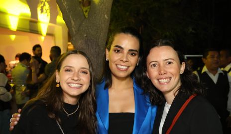  Regina Meade, Marily Tobías y Paulina Castillo.