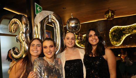  María José Flores, Vero Pérez, Ale Martínez y Belinda Sánchez.