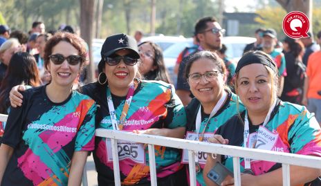  Marisa González, Mayra Mendoza, Teresa de Jesús e Isabel Morales.
