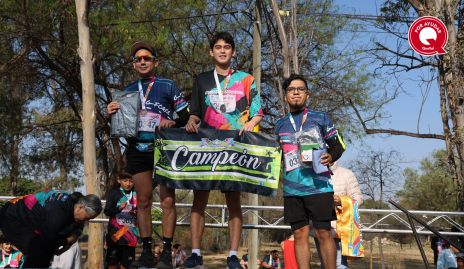  Fabián Moreno, José Luis Jonathan Moreno y Tiago Valle.