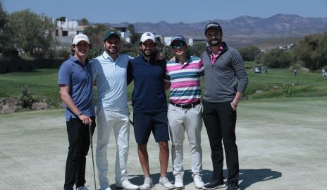  Chema Díaz Infante, Rodrigo Alcalde, José Luis Leiva, José Luis Ortega y Diego Medina.