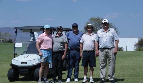  José Luis Madrid, Javier Chavarría, Adolfo Arriaga, Oscar Cabrera y Eduardo González.