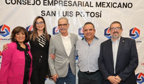  Rebeca Martínez, Angélica, Jaime Chalita y Manuel Sánchez.