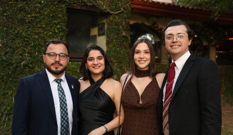  Francisco Cadena, Marcela Duque, Alejandra Morales y Aldo MArtínez.