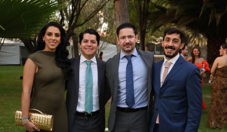  Regina Oliva, Arturo Hernández, Ricardo Cabral y Fernando Díaz.
