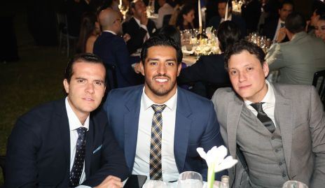  Juanfe Rojas, Jorge Faz y Edgardo de los Santos.
