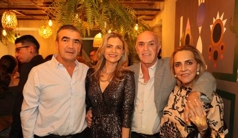  Horacio Tobías, Francine Coulón, Carlos y Mimí Hinojosa.
