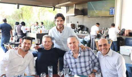  Andrés Medina, Juan Carlos Feres, Anuar Zarur, Iván Anguiano y Luis CAstro.