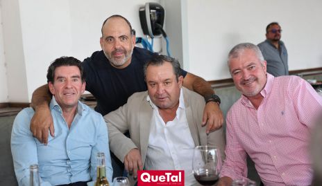  Carlos Díaz, Humberto Abaroa, Félix Feres y Juan Hernández.