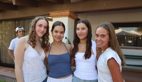  Sofía Torre, María José, Alexia Zapata y Hanni Torres.