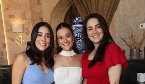  Daniela de la Huerta, Sofía Medina y Miriam González.