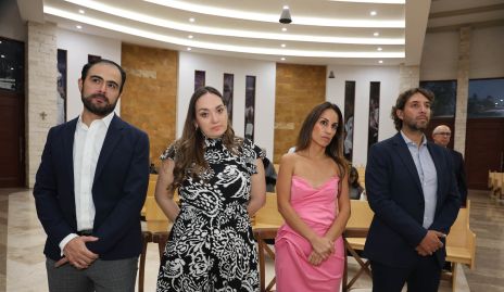  Pedro Leal, Marcela Elizondo, Gloria Leal y Daniel Eríquez.