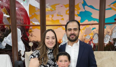  Marcela Elizondo, Pedro Leal y Diego Vidal.