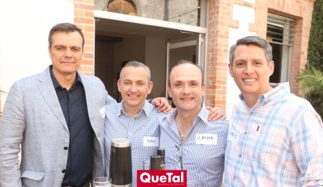  JL, Toño, Cacho y Mario.