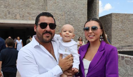  Emilio Gómez, Nicolás Gómez y Alexa Cárdenas.