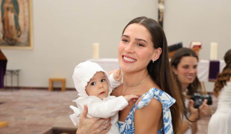  Anasty Cano con su sobrino Nicolás.