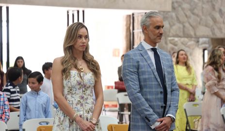  Marcela Rubio y Oscar Estrada, papás de Oscar.