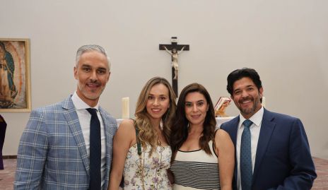  Oscar Estrada, Marcela Rubio, Karina Hernández y Marcelo Lozano.