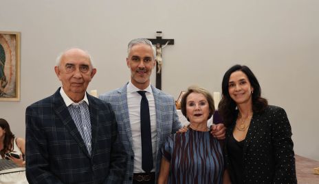  Armando Estrada, Oscar Estrada, Patricia Nieto y Gabriela Estrada.