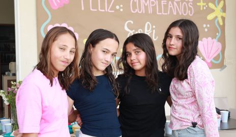  María Andrea Noyola, Camila Gutiérrez, Ana Jose Huerta y Maribel Bizarro.