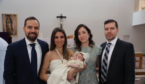  Juan Alberto Barba, Isabel Álvarez, Paula Barba, Begoña Puga y Roberto Barba.