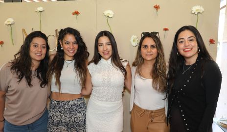  Andrea Díaz Infante, Ale Lomeli, Nadia Rangel, Fer Palos y Ana Karen Santos.