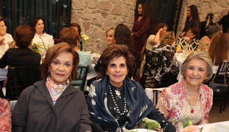  Marcela Mier, Guillermina Anaya y Pita Espinosa.