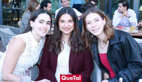  Irene Abud, Paty Cervantes y Natalia Gordoa.