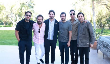  Alejandro Pulido, Marcelo Cuevas, Ricardo Abud, Marco Güemes, Sergio García y Gerardo Serrano.