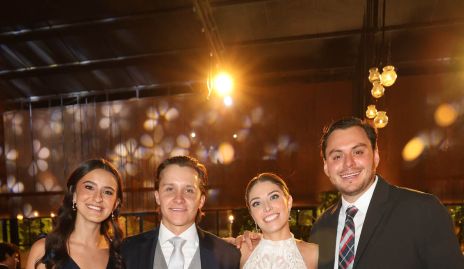  Marlú Estrada, Franco Safont, Sofía Hernández y Leonardo Gordoa.