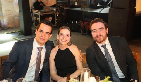  José María González, Regina Meade e Ismael Herrera.