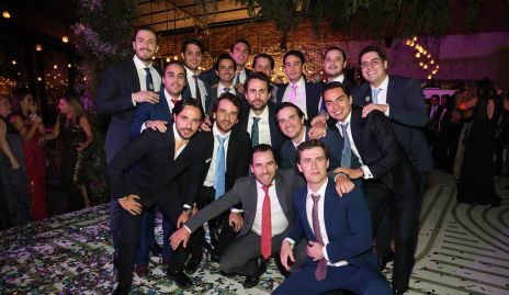  Franco Safont Kury con sus amigos.