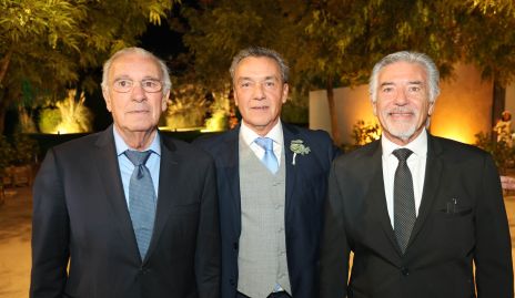  José Manuel Rosillo, José Safont y Ramón Monsech.
