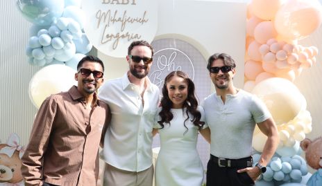  Miguel Aquino, Jeff Mihaljevich, Paola Longoria y Luis Roberto Saralegui.