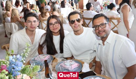  Juan Pablo Longoria, Montse Longoria, Santiago Longoria y Alejandro Montante.
